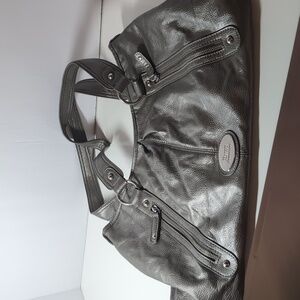 Enzo Angiolini Silver Shoulder Bag